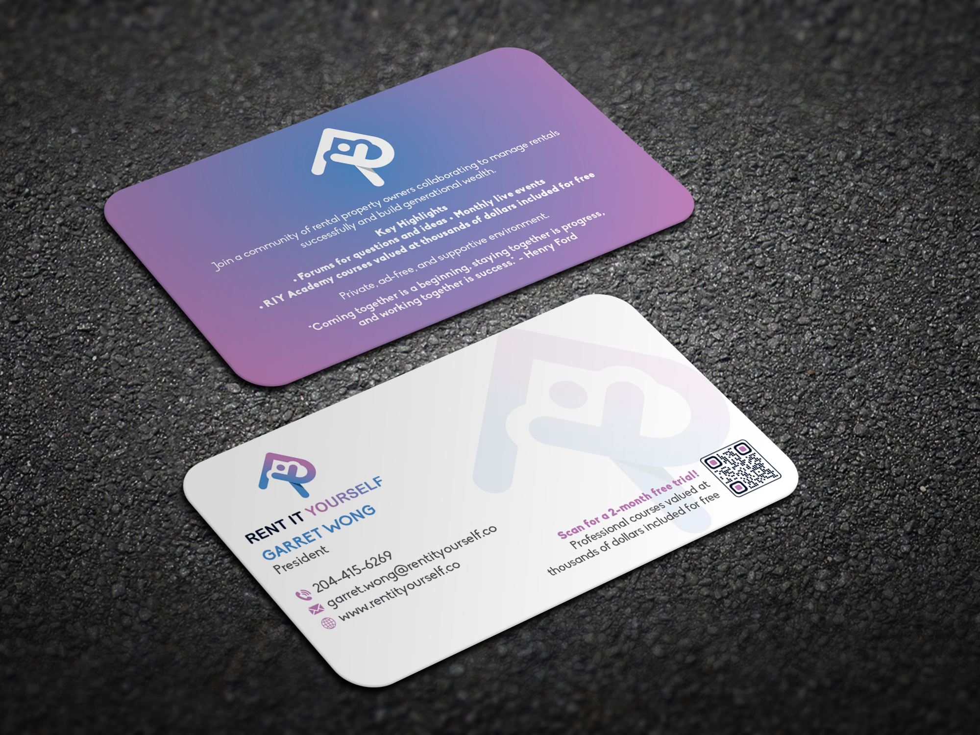 Business Card Design by Magic of Art for Upper Edge Property Management Inc. | Design #33328039