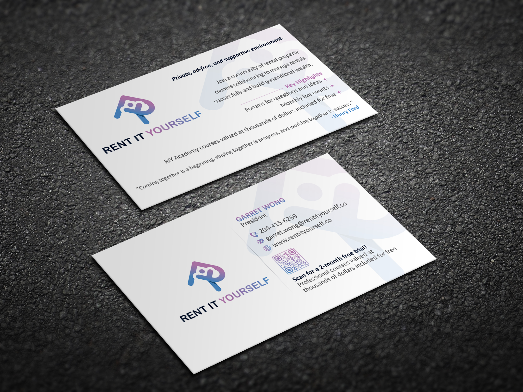 Business Card Design by Magic of Art for Upper Edge Property Management Inc. | Design #33328040