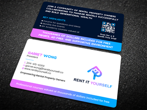 Diseño de Tarjeta de Presentación por Tripti Ranjan Gain para Upper Edge Property Management Inc. | Diseño: #33316438