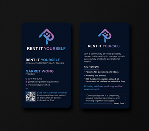 Business Card Design by Uttom 2 for Upper Edge Property Management Inc. | Design: #33315144