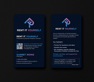 Business Card Design by Uttom 2 for Upper Edge Property Management Inc. | Design: #33315150