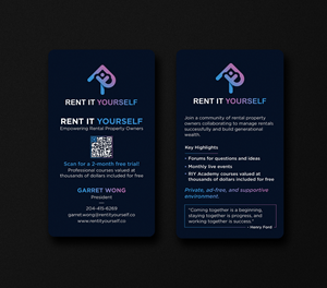 Business Card Design by Uttom 2 for Upper Edge Property Management Inc. | Design: #33315151