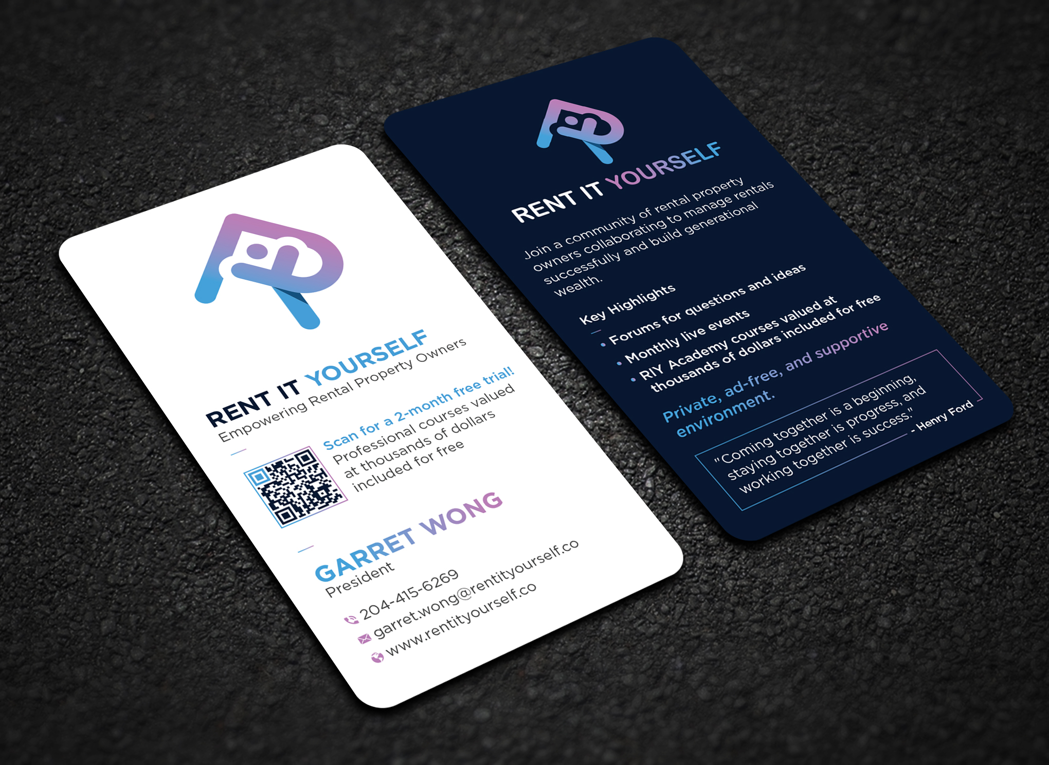 Business Card Design by Uttom 2 for Upper Edge Property Management Inc. | Design #33331952