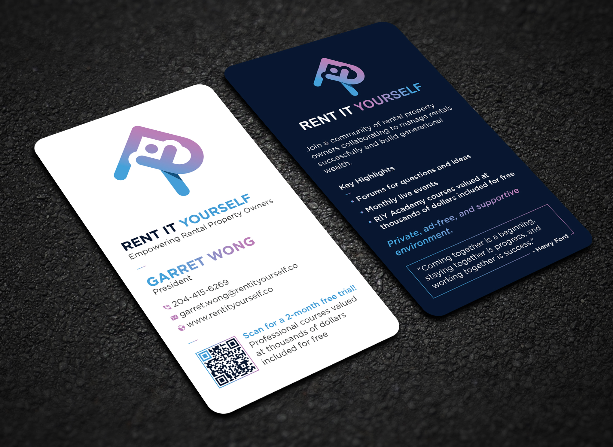 Business Card Design by Uttom 2 for Upper Edge Property Management Inc. | Design #33331953