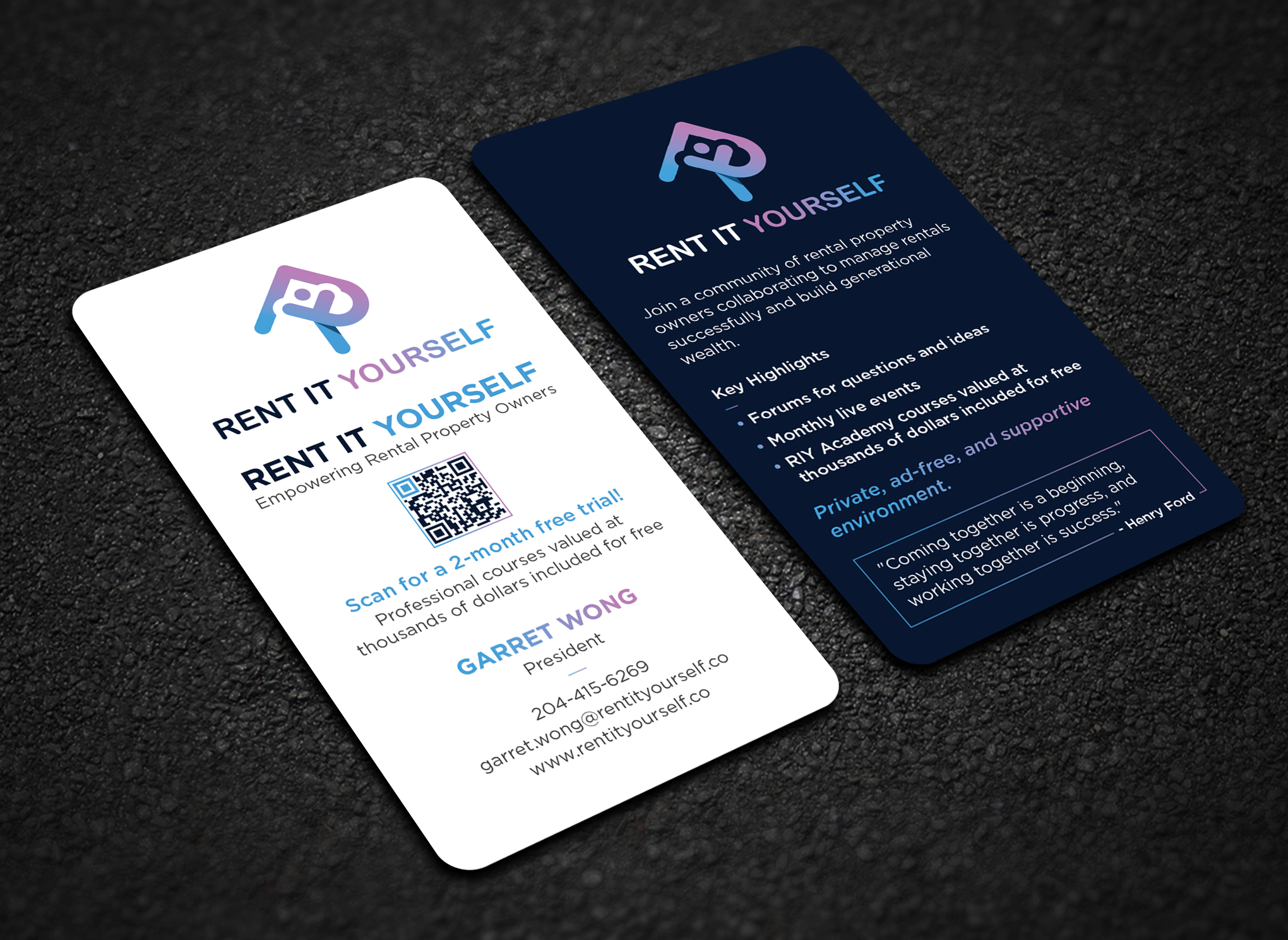 Business Card Design by Uttom 2 for Upper Edge Property Management Inc. | Design #33331955