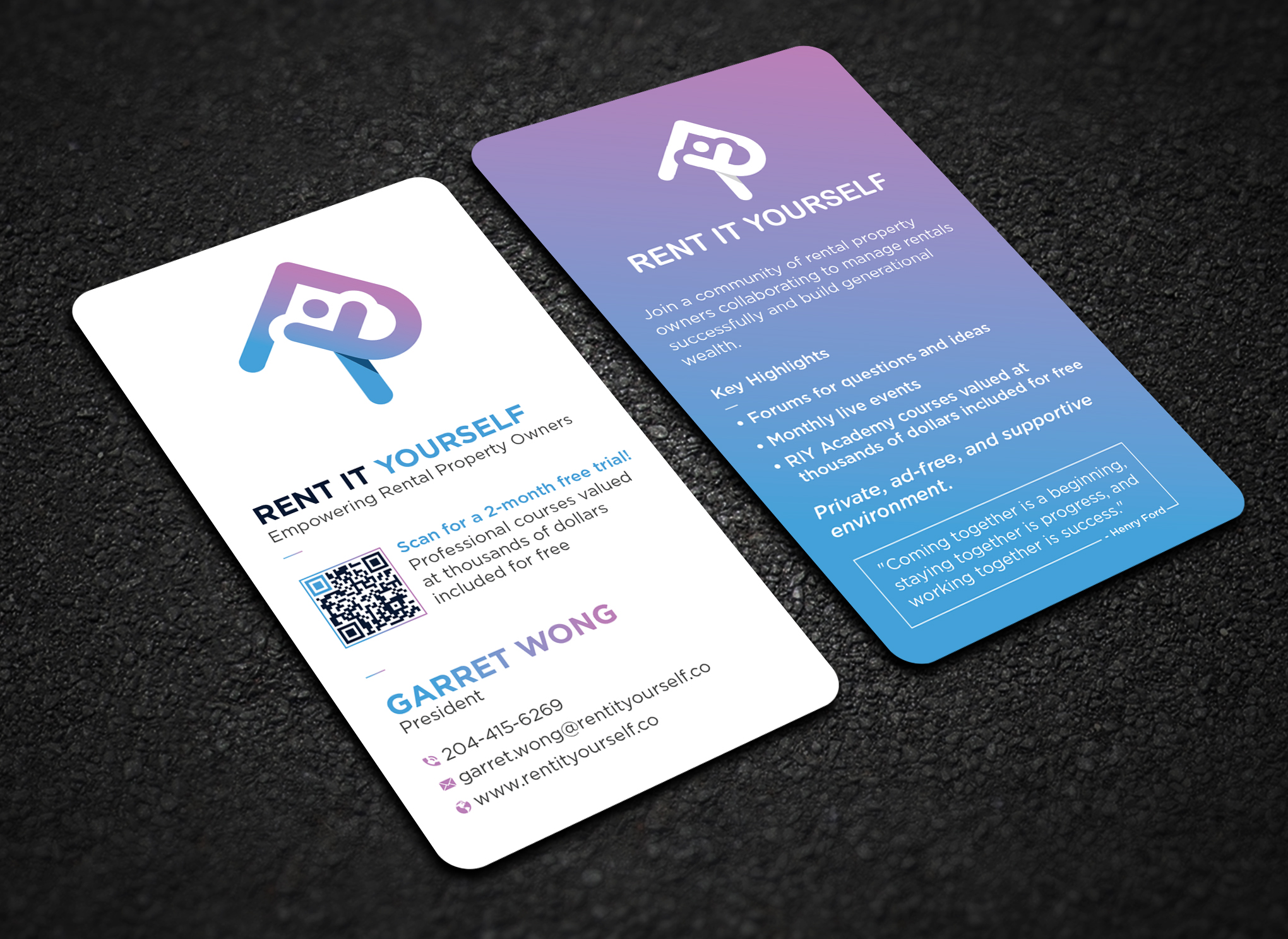 Business Card Design by Uttom 2 for Upper Edge Property Management Inc. | Design #33331997