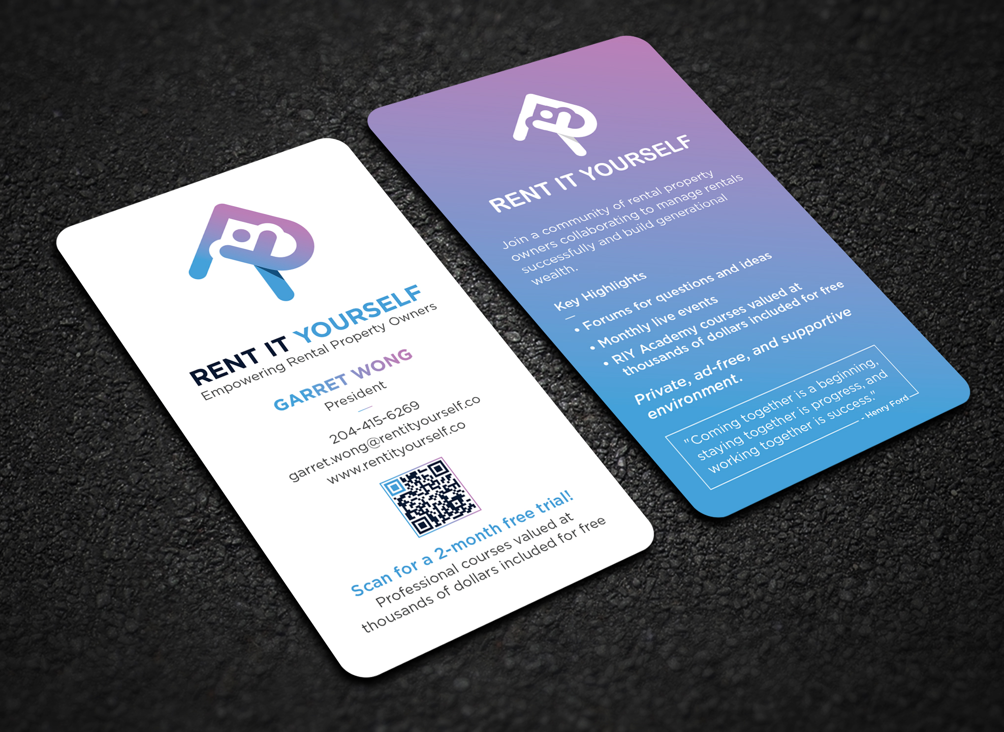 Business Card Design by Uttom 2 for Upper Edge Property Management Inc. | Design #33331998