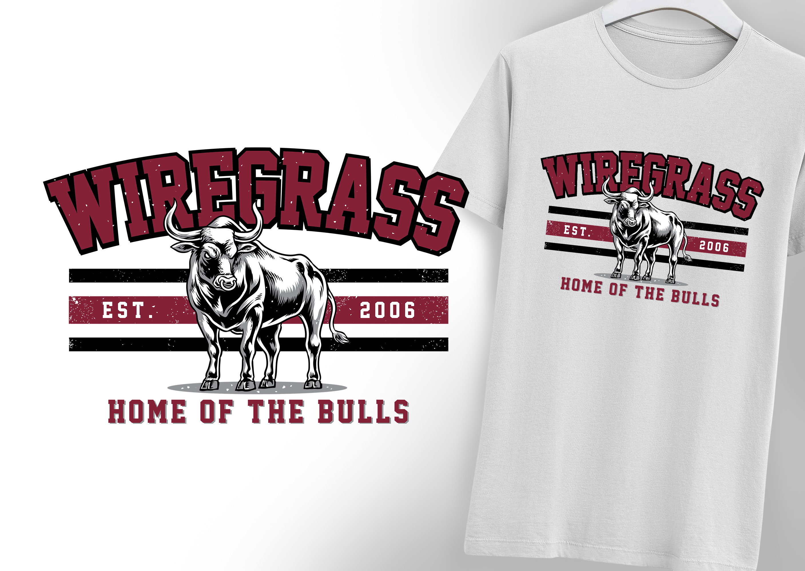 T-shirt Design by SangBlater for WholesaleHoodies.com | Design #33348357