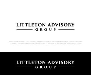 Logo Design by 99 Art.. for Littleton Advisory Group | Design: #33320836