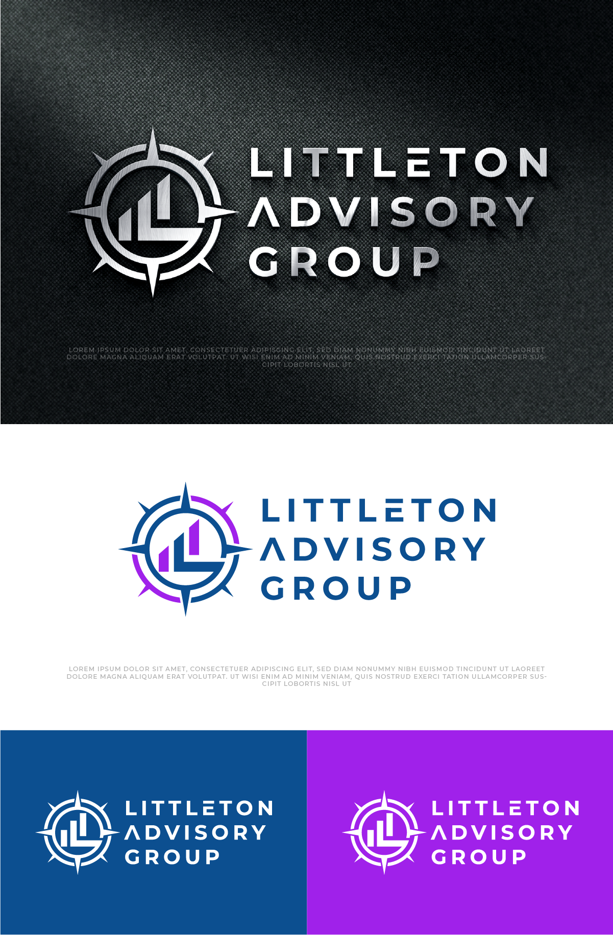 Logo Design by AlphabetZero.co.uk for Littleton Advisory Group | Design #33322568