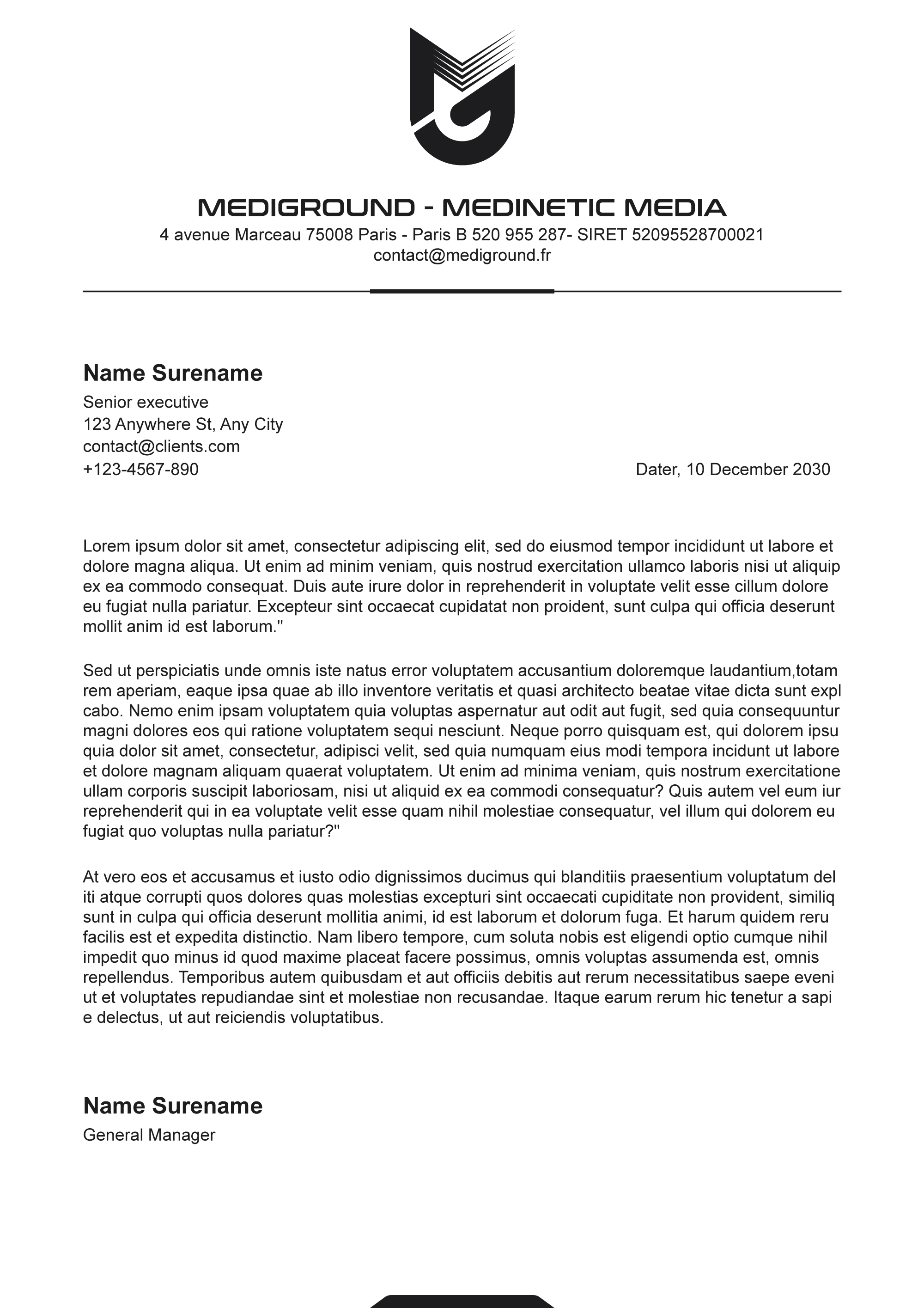 Diseño de Membrete por Anderwork para este proyecto | Diseño #33320350