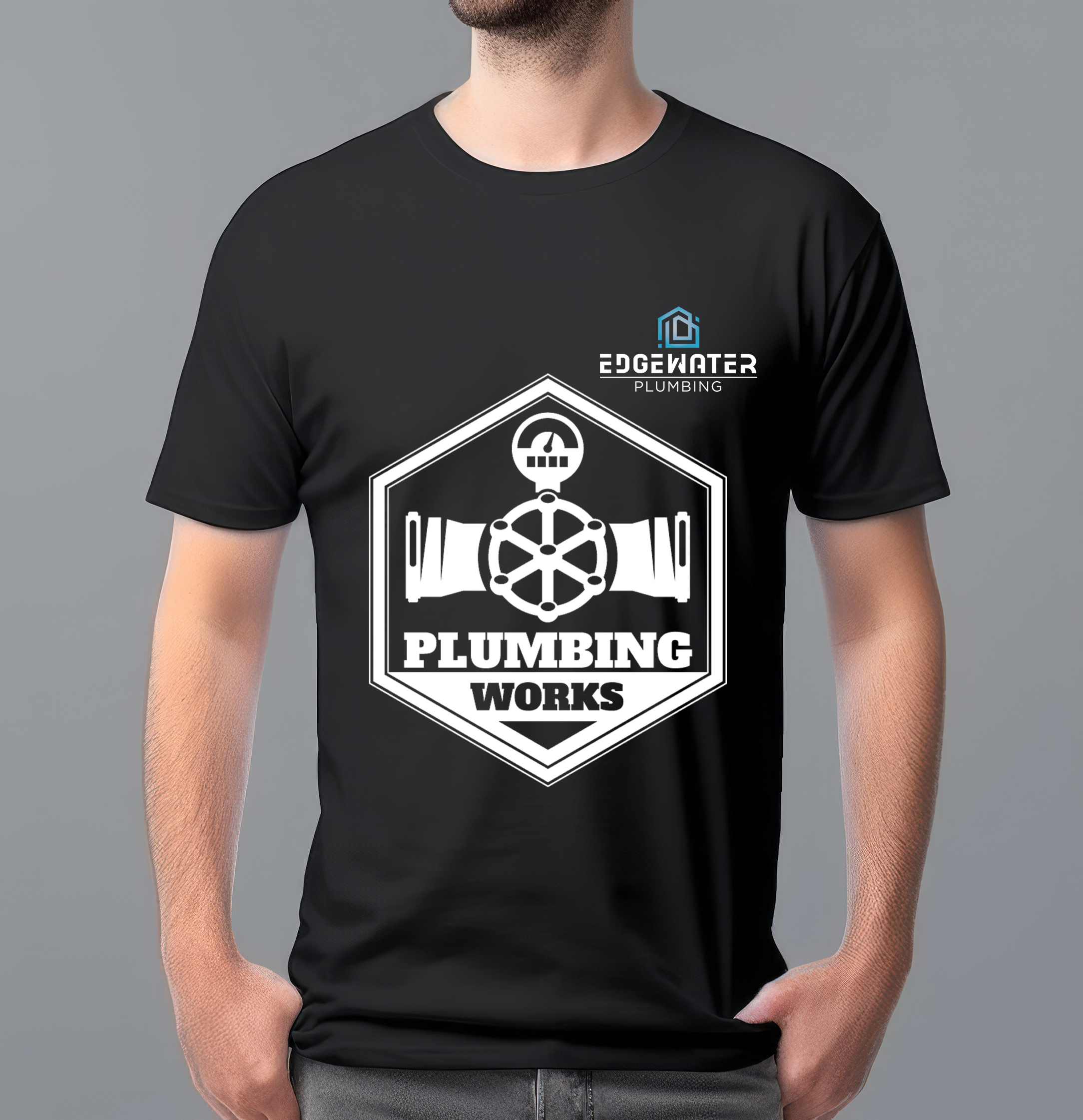 Apparel Design by Yayan gesuter for Edgewater Plumbing | Design #33356361