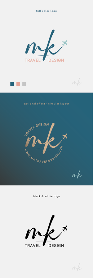 Diseño de Logo por Lammy para MK Travel Design | Diseño: #33342871