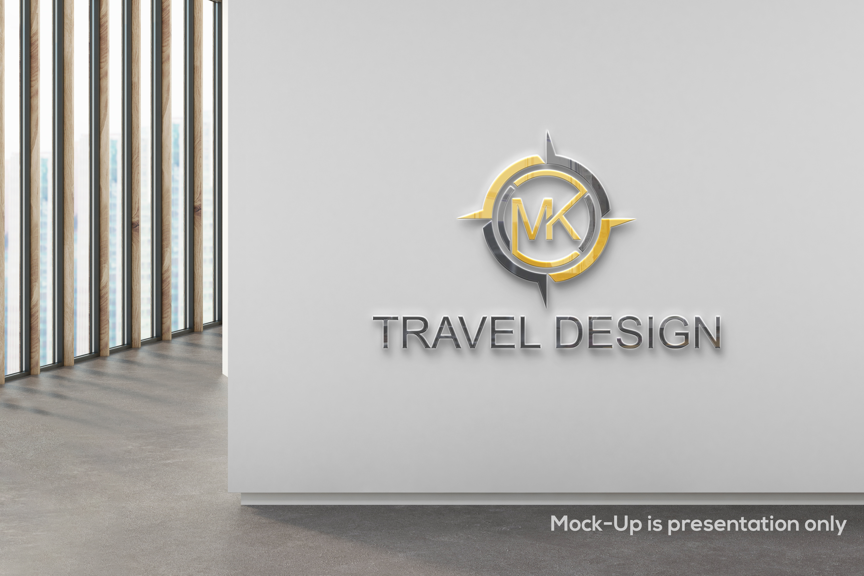 Logo Design by Razaq for MK Travel Design | Design #33336512