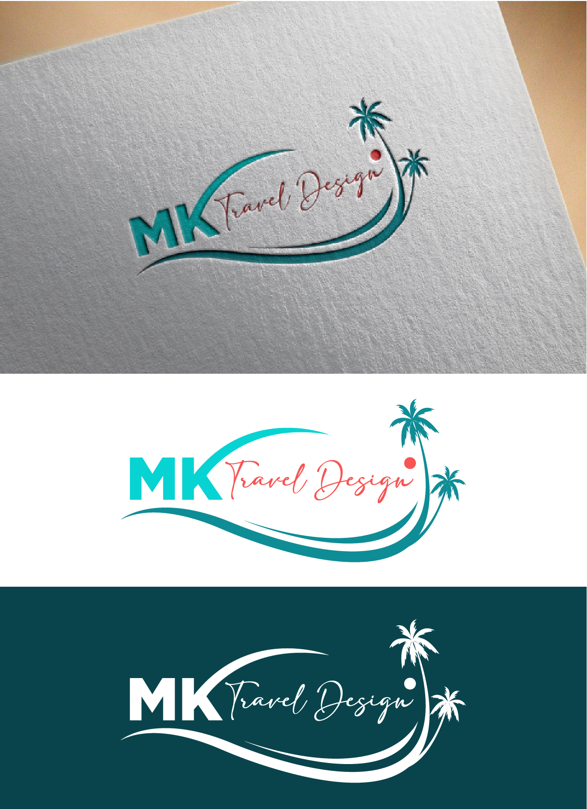 Logo Design by Loknath for MK Travel Design | Design #33336513