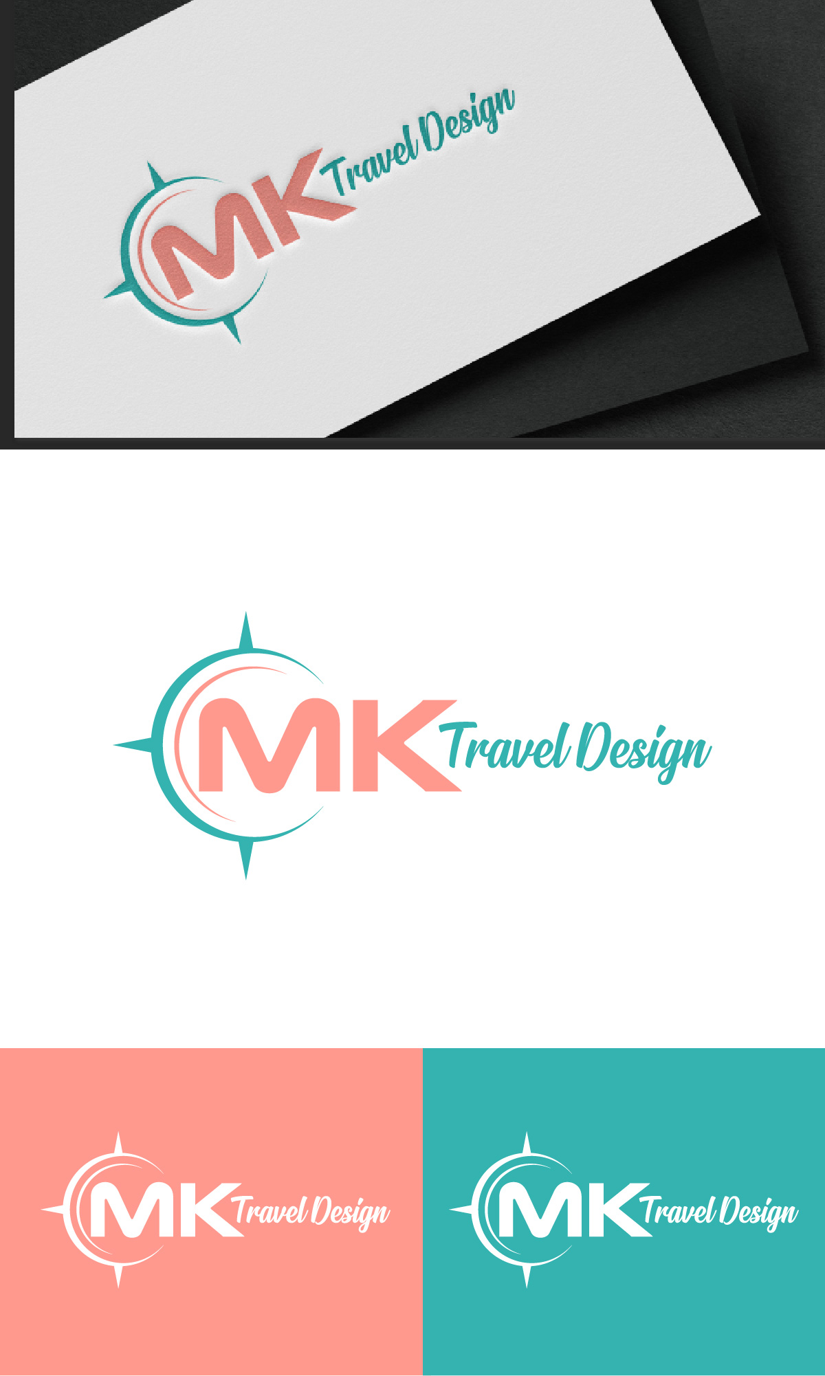 Logo Design by Loknath for MK Travel Design | Design #33337278