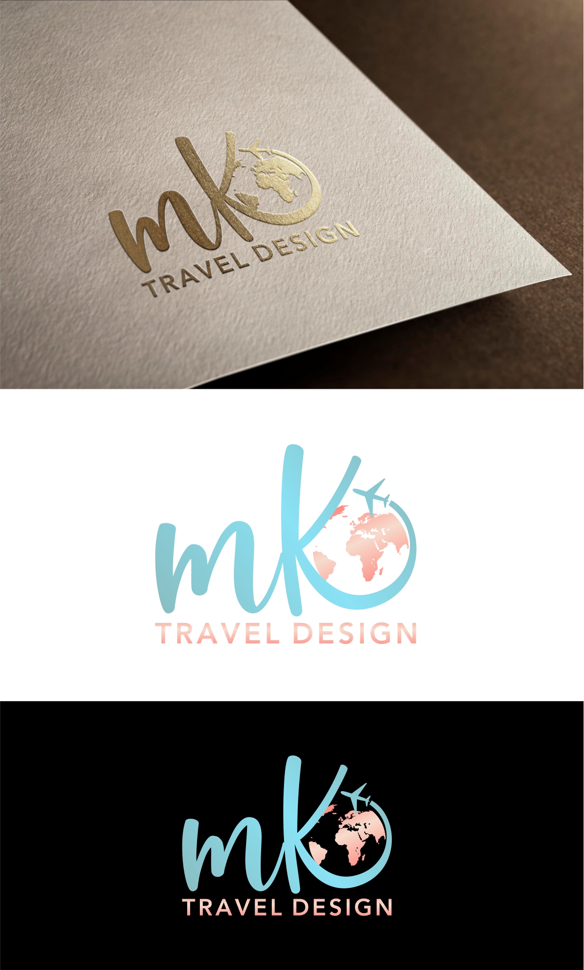 Logo Design by Loknath for MK Travel Design | Design #33367743