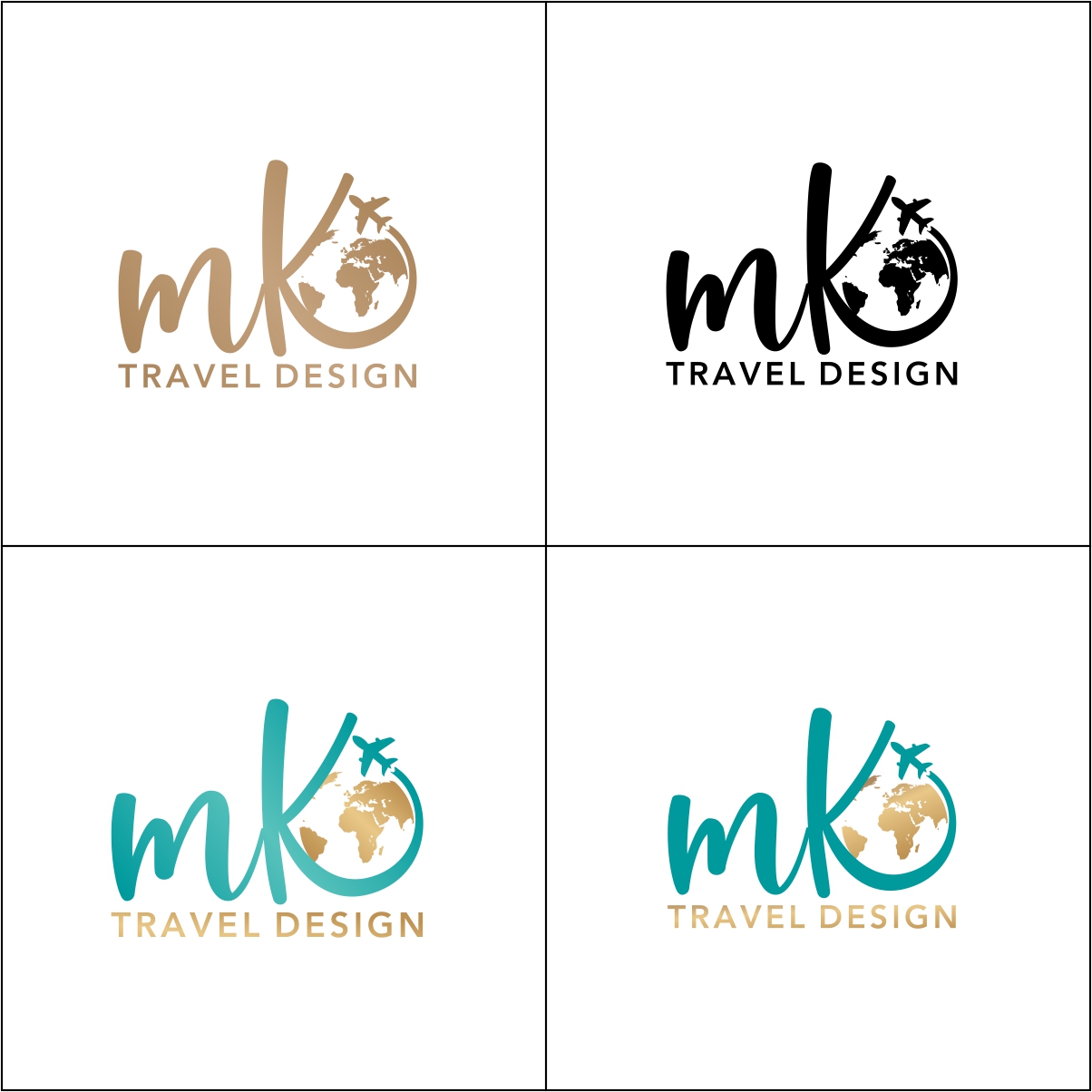 Logo Design by Loknath for MK Travel Design | Design #33374071