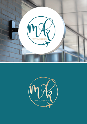 Diseño de Logo por Revolt Team para MK Travel Design | Diseño: #33329895