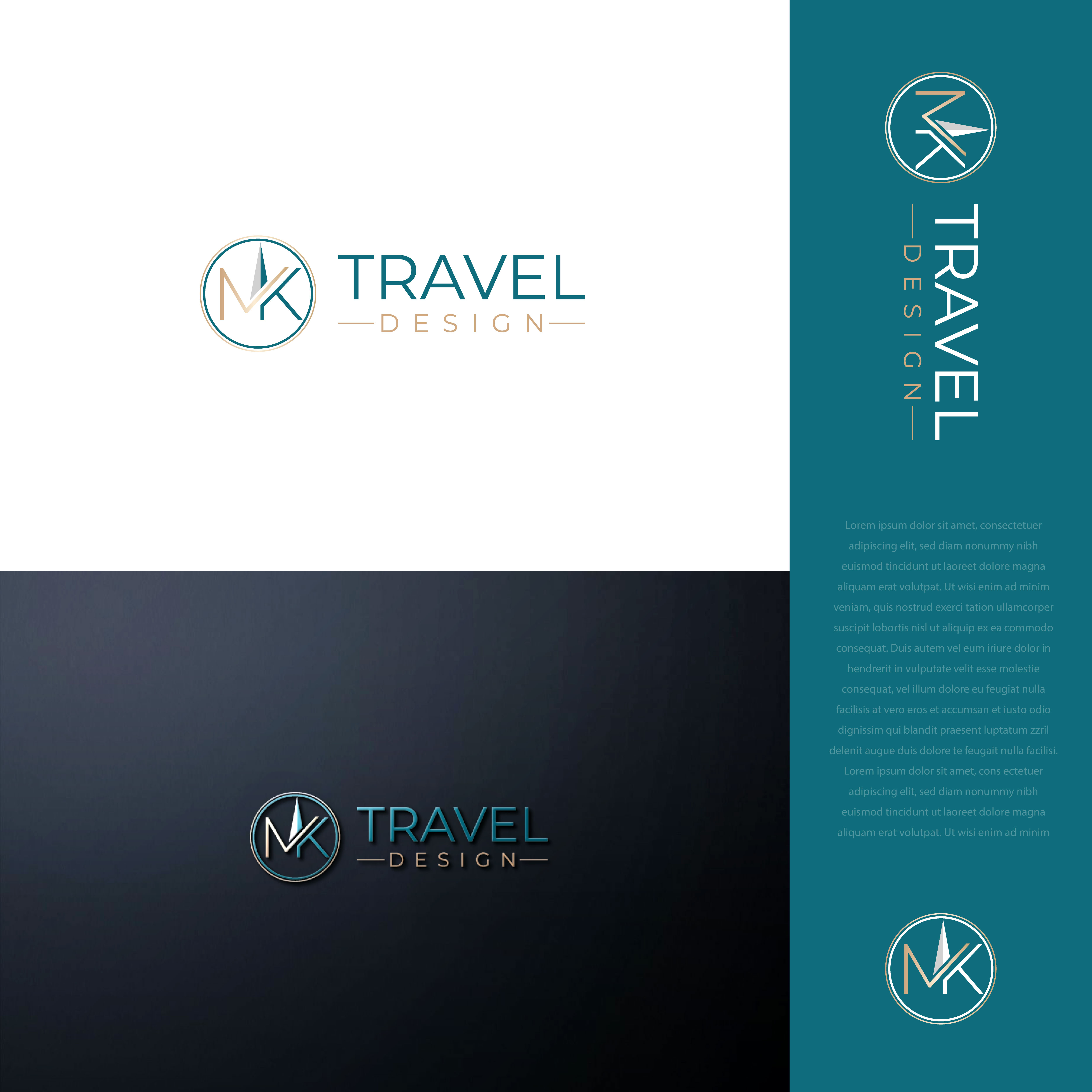 Logo Design by Arindam.Design for MK Travel Design | Design #33327755