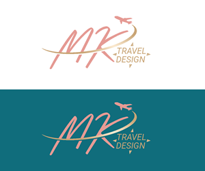 Logo Design by Paint-Tools for MK Travel Design | Design #33330444