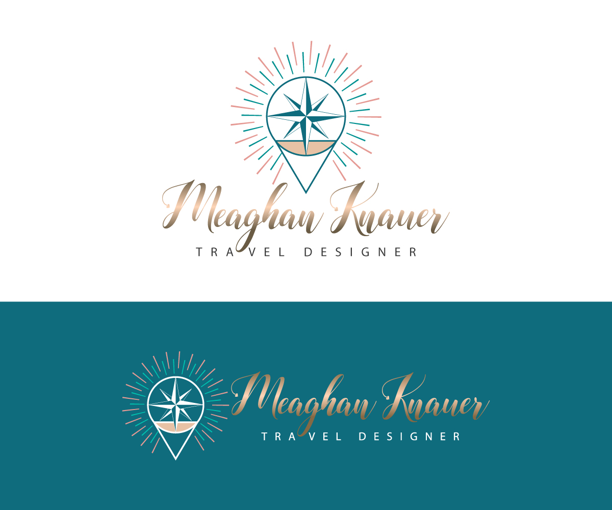 Logo Design by Paint-Tools for MK Travel Design | Design #33330445
