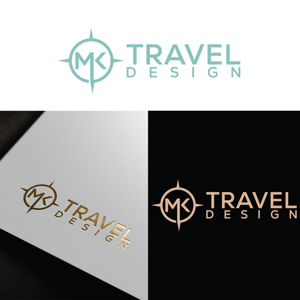 Logo Design by Md Nurullah 1 for MK Travel Design | Design #33330728