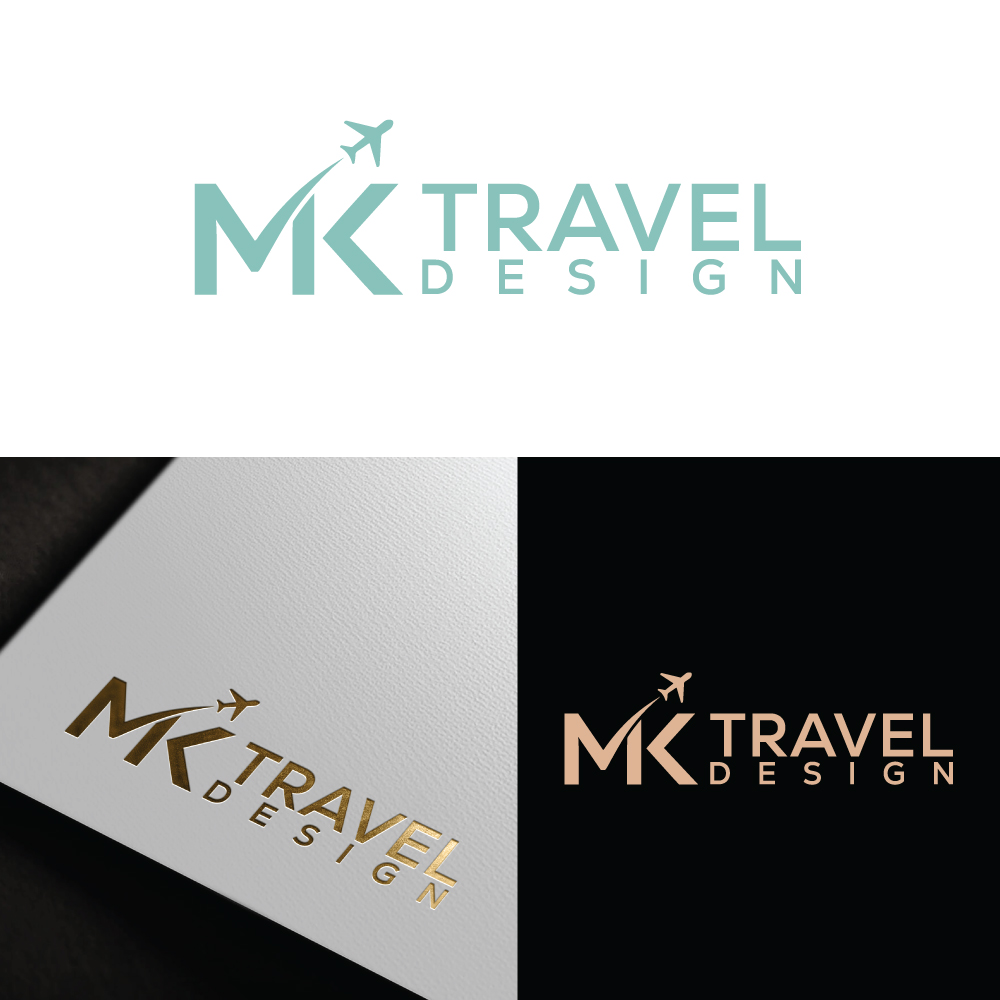 Logo Design by Md Nurullah 1 for MK Travel Design | Design #33330850