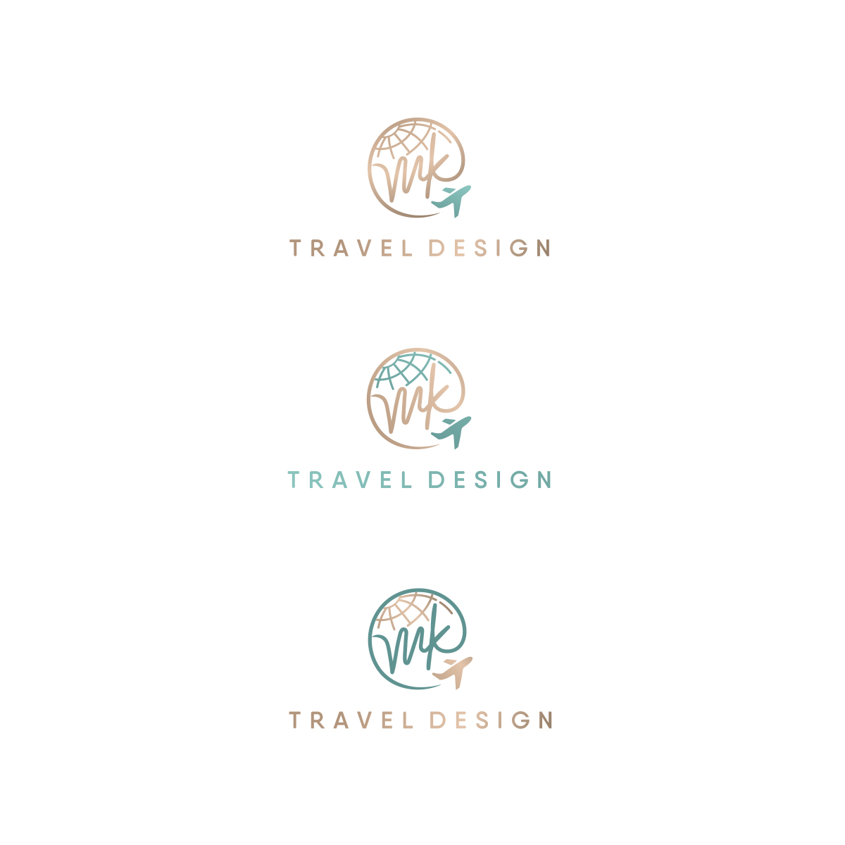 Logo Design by DesignSNW for MK Travel Design | Design #33367100