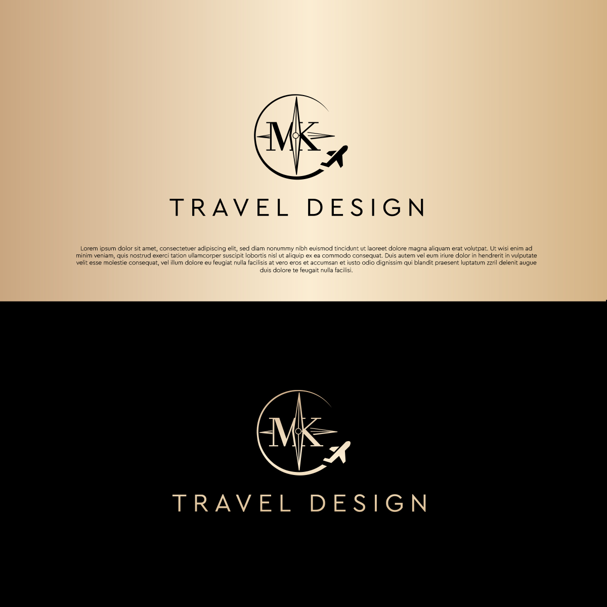 Logo Design by DesignSNW for MK Travel Design | Design #33381021