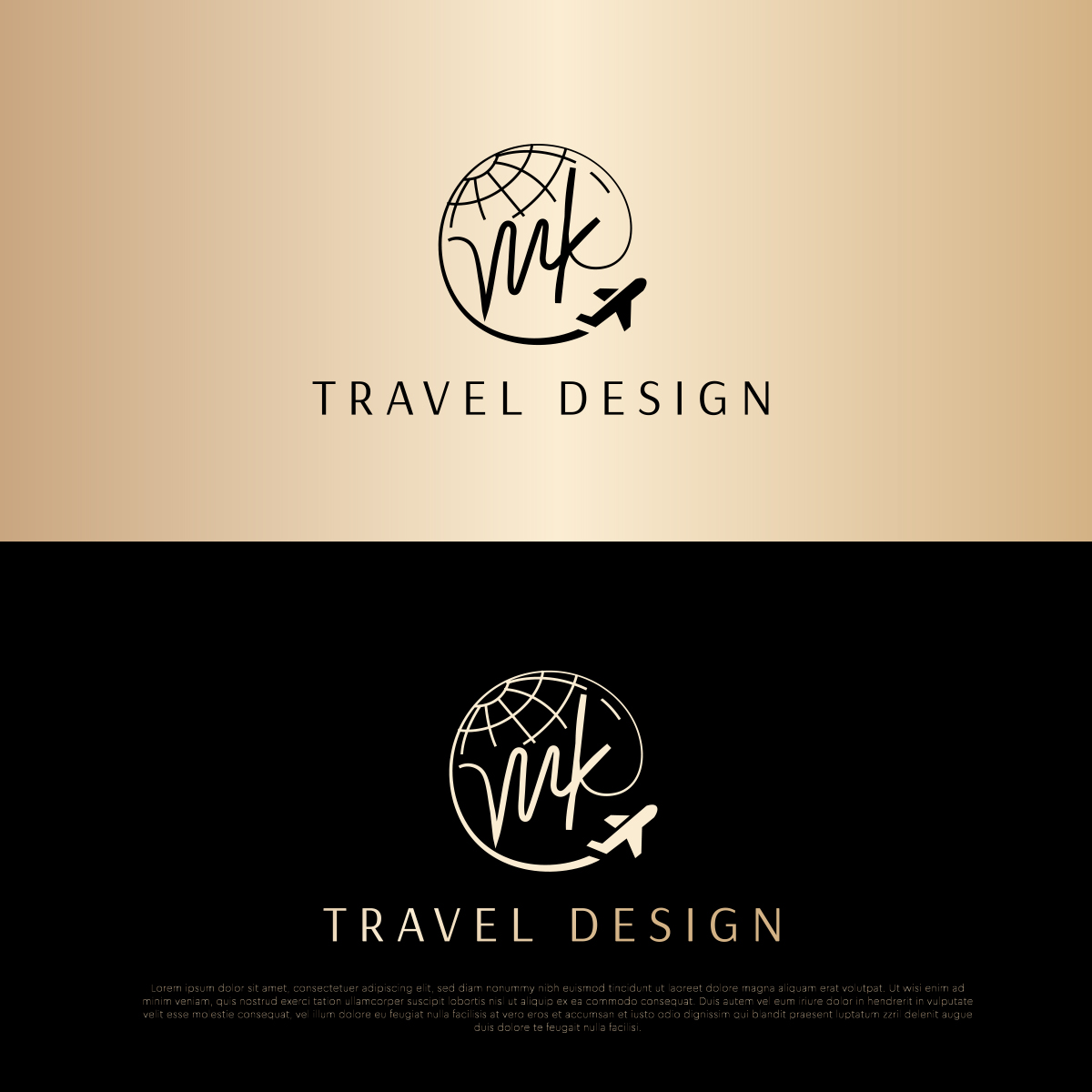 Logo Design by DesignSNW for MK Travel Design | Design #33381196