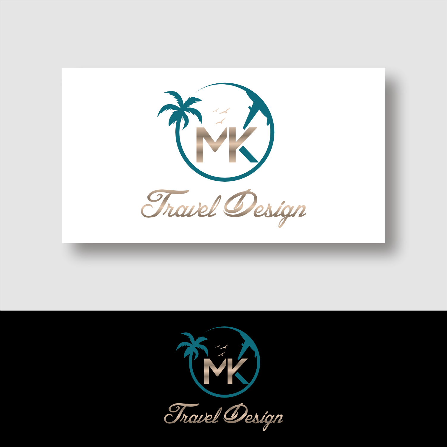 Logo Design by semarco for MK Travel Design | Design #33334075