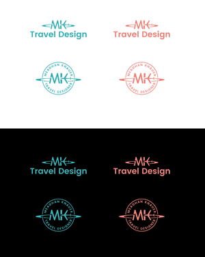 Diseño de Logo por TDAC para MK Travel Design | Diseño: #33338650