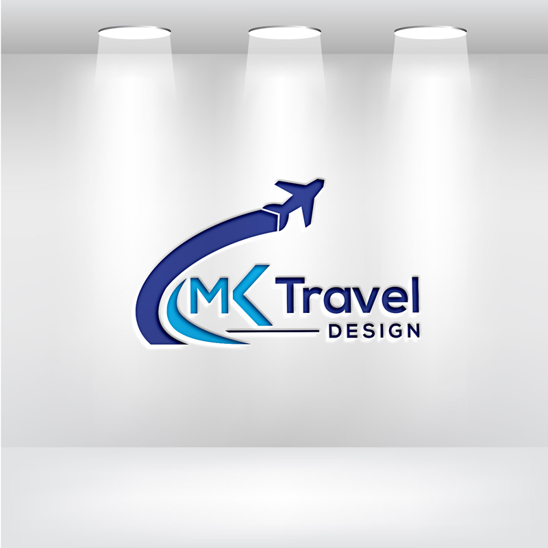 Logo Design by luxydesign for MK Travel Design | Design #33382589