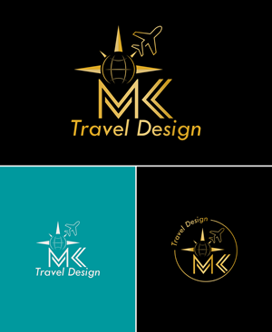 Diseño de Logo por Afika_YN para MK Travel Design | Diseño: #33392404