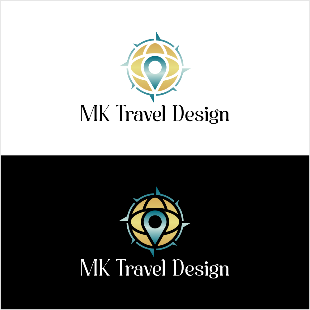 Logo Design by H19.Std for MK Travel Design | Design #33368563