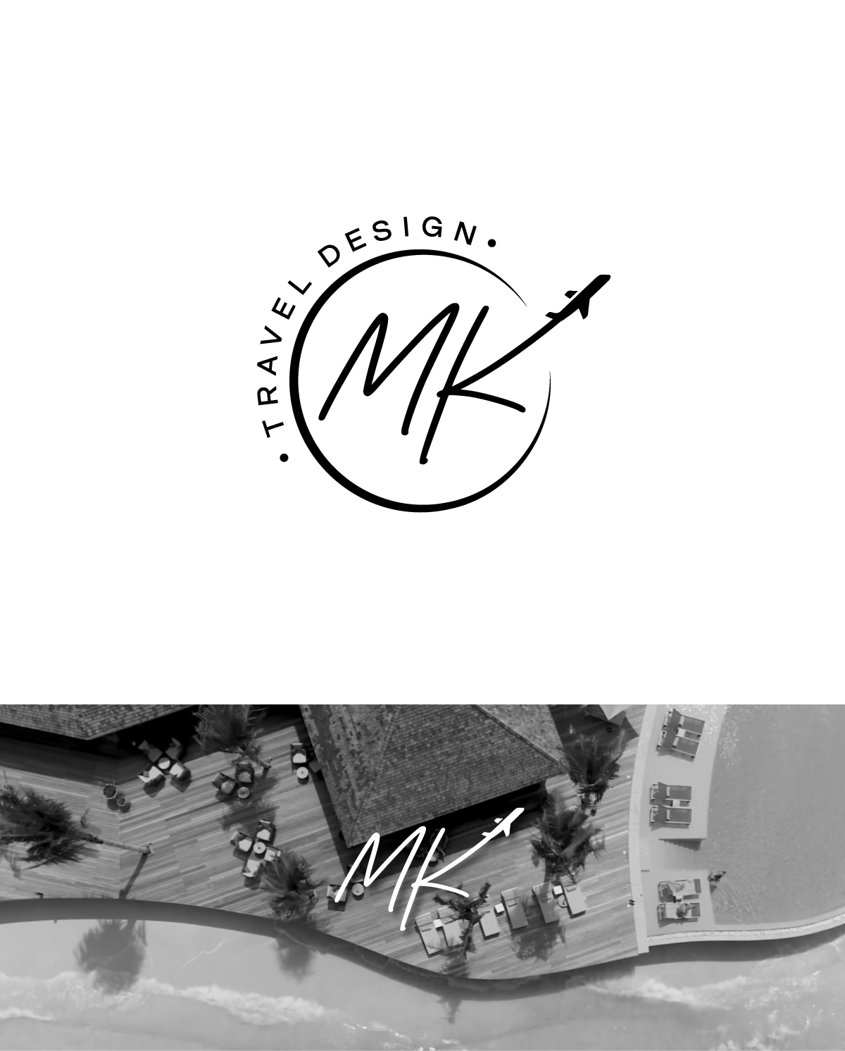 Logo Design by apik. for MK Travel Design | Design #33326908