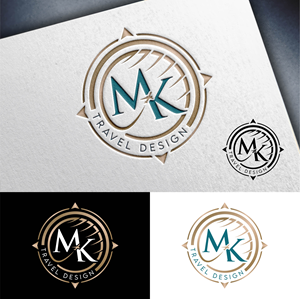 Logo Design by John Mark Arts for MK Travel Design | Design #33328635