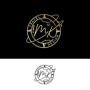 Diseño de Logo por CREATIVE1968 para MK Travel Design | Diseño: #33355287