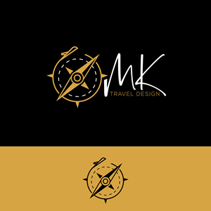 Diseño de Logo por CREATIVE1968 para MK Travel Design | Diseño: #33355289
