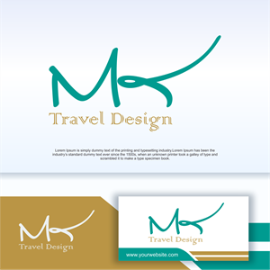 Diseño de Logo por Apache Kretek para MK Travel Design | Diseño: #33327774