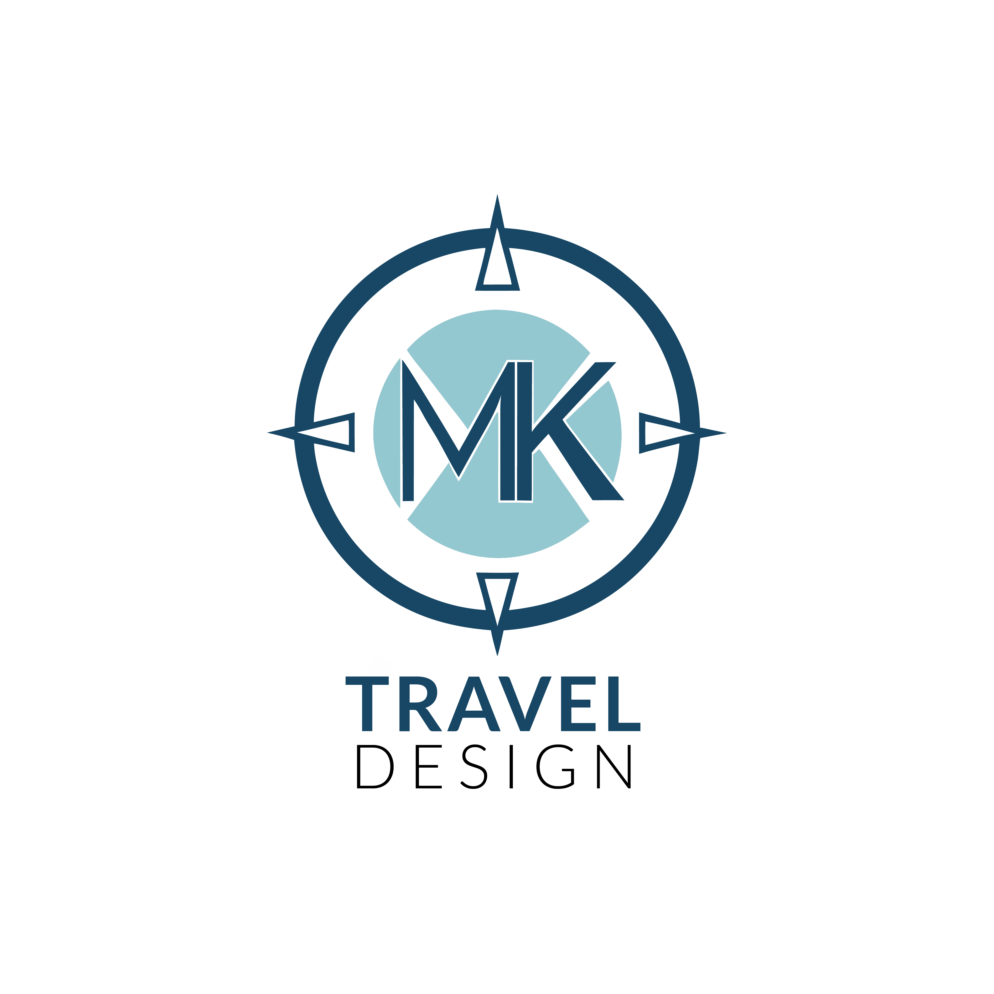 Logo Design by Sakil Mahmud 11 for MK Travel Design | Design #33394753