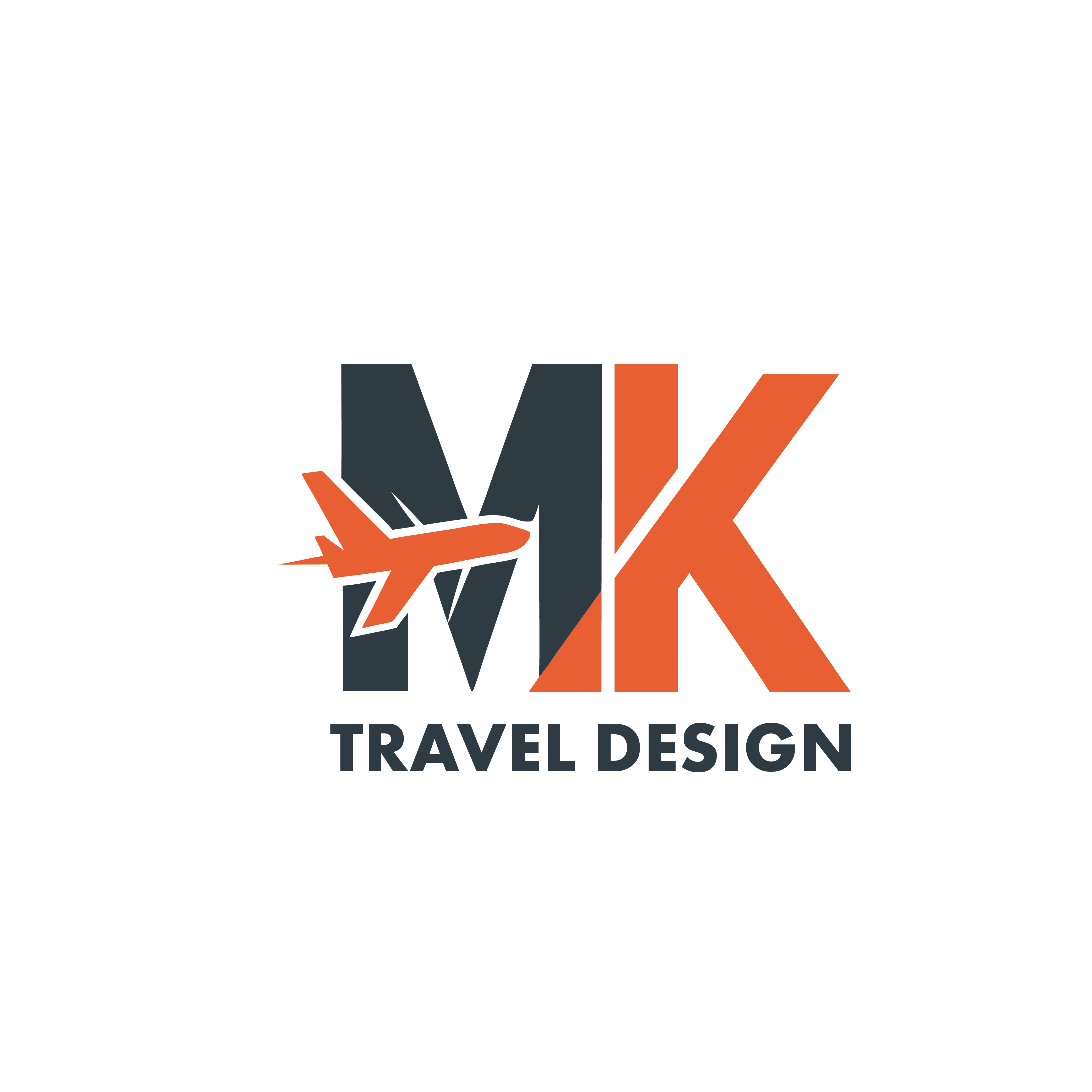 Logo Design by Sakil Mahmud 11 for MK Travel Design | Design #33394754