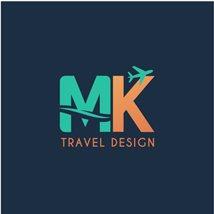 Logo Design by Sakil Mahmud 11 for MK Travel Design | Design: #33394766