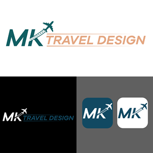Diseño de Logo por Ali Log's para MK Travel Design | Diseño: #33329362