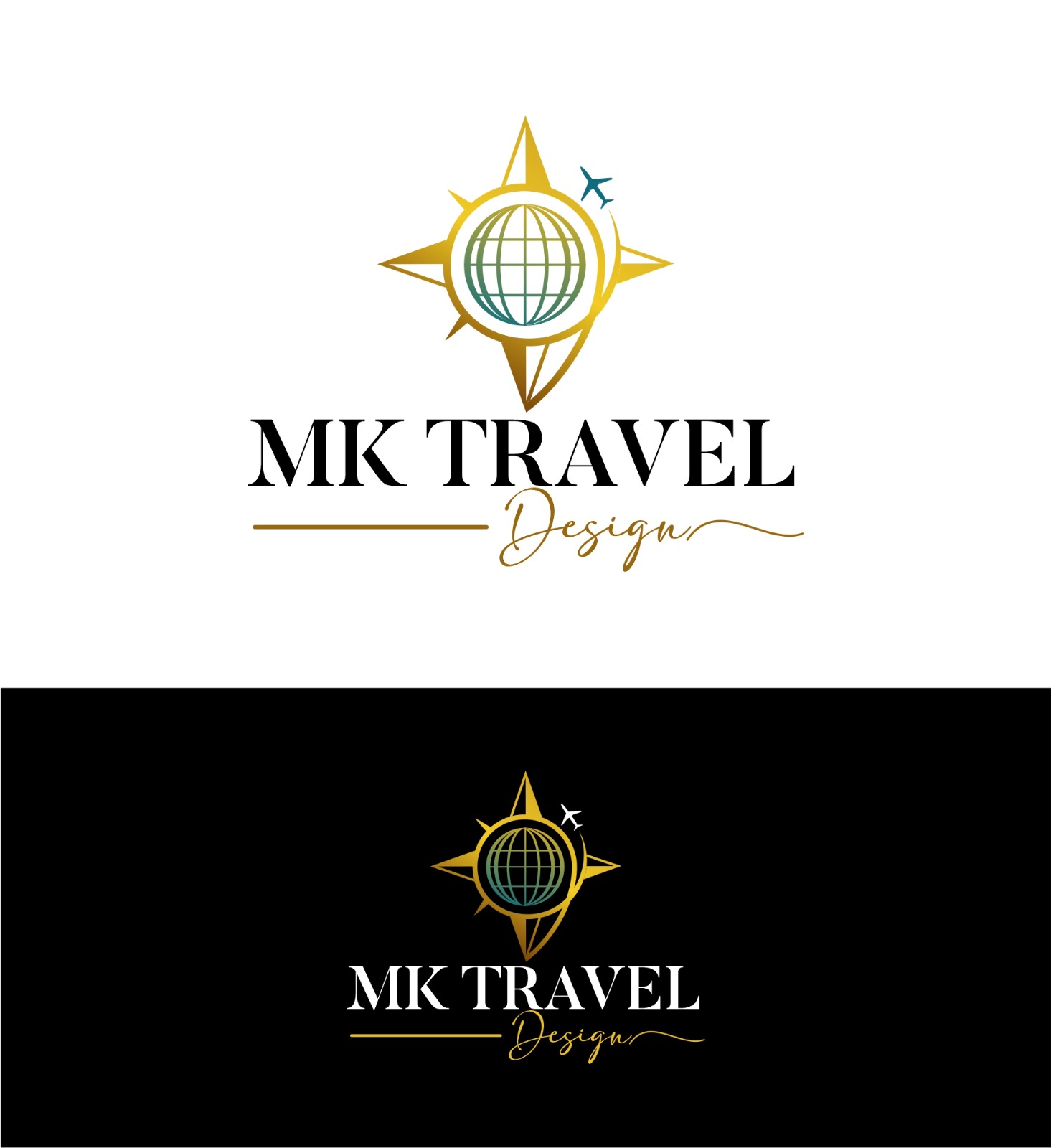 Logo Design by debdesign for MK Travel Design | Design #33331001