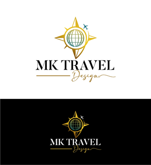 Logo Design by debdesign for MK Travel Design | Design: #33331001