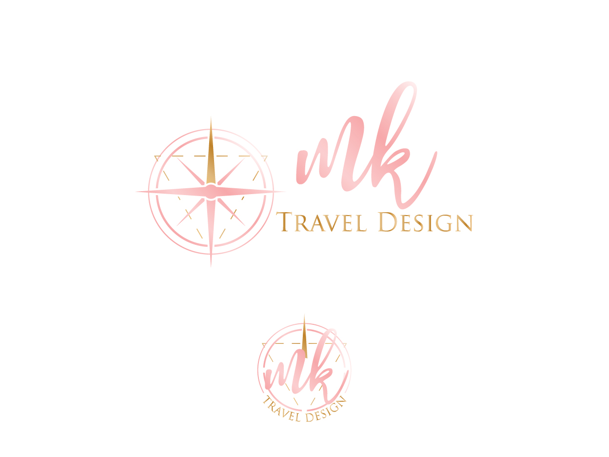 Logo Design by Shemet for MK Travel Design | Design #33337130
