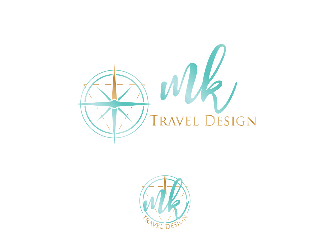 Logo Design by Shemet for MK Travel Design | Design #33337131