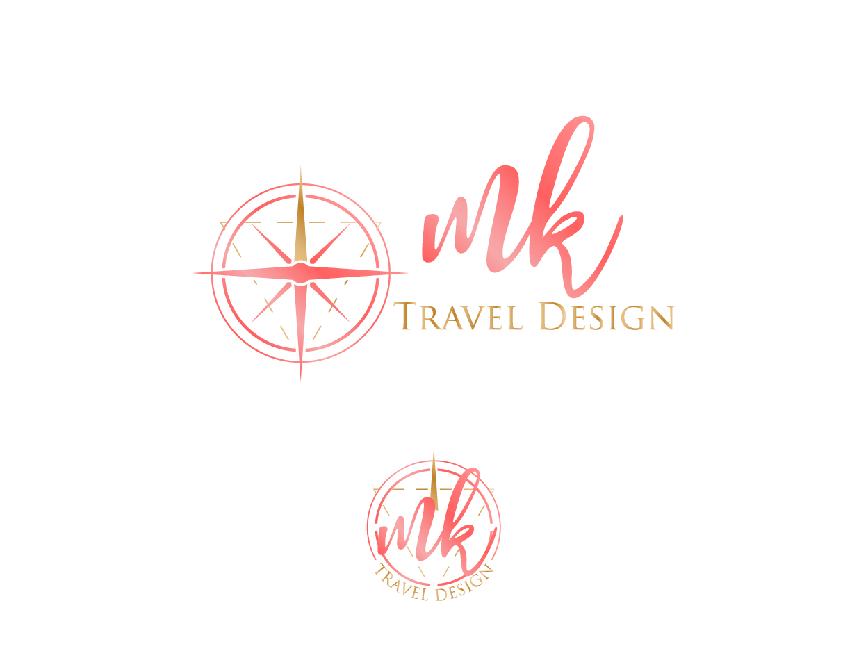 Logo Design by Shemet for MK Travel Design | Design #33337132